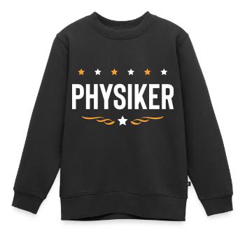 Physiker Beruf - Kinder Premium Organic Sweatshirt - Schwarz - Vorne - AI Model Kid Female (0cm)