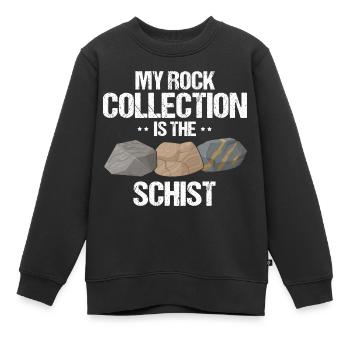 Collectionneur de pierres précieuses et recherche sur les pierres précieuses - Sweat Premium enfant bio - noir - Devant - AI Model Kid Female (0cm)