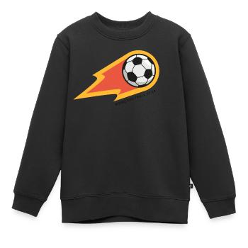 Rising Football Star - Künftiger Fußballstar - Kinder Premium Organic Sweatshirt - Schwarz - Vorne - AI Model Kid Female (0cm)