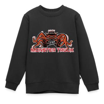 Monster Truck Truck Motorsport Cadeau - Sweat Premium enfant bio - noir - Devant - AI Model Kid Female (0cm)