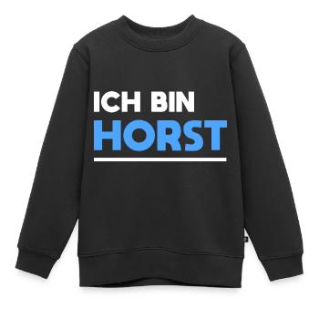 Horst Name Spruch für stolze Horsts - Kinder Premium Organic Sweatshirt - Schwarz - Vorne - AI Model Kid Female (0cm)