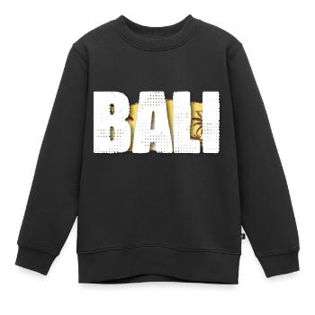 Bali - Sweat Premium enfant bio - noir - Devant - AI Model Kid Female (0cm)