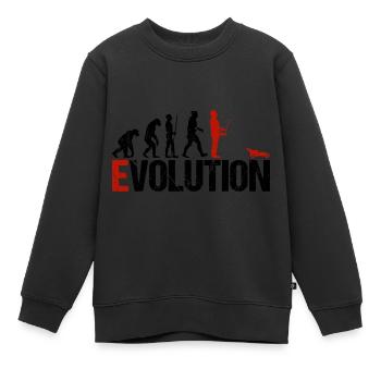 Sloth car Slotcar Racing Autorennbahn Lustig - Kinder Premium Organic Sweatshirt - Schwarz - Vorne - AI Model Kid Female (0cm)