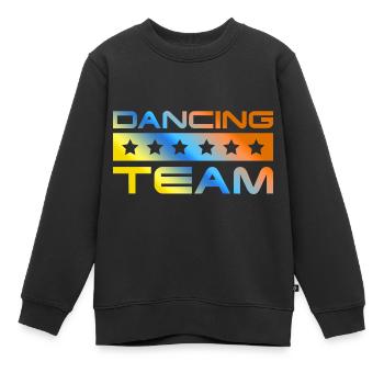Dancing Crew Coloré - Sweat Premium enfant bio - noir - Devant - AI Model Kid Female (0cm)