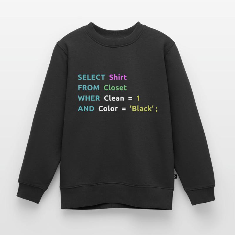 Nerd Computer Computerarbeit Coder Geschenkidee Kinder Premium Organic Sweatshirt