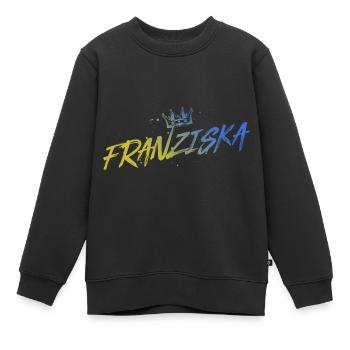 Scott - Sweat Premium enfant bio - noir - Devant - AI Model Kid Female (0cm)