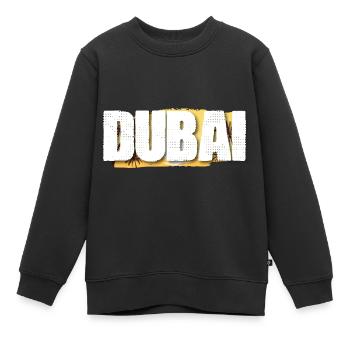 Dubai - Kinder Premium Organic Sweatshirt - Schwarz - Vorne - AI Model Kid Female (0cm)