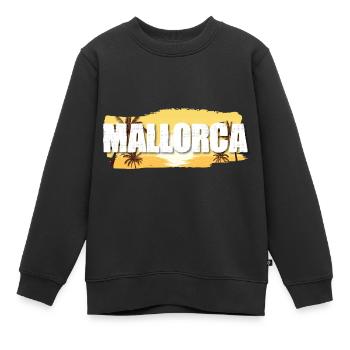 Mallorca - Kinder Premium Organic Sweatshirt - Schwarz - Vorne - AI Model Kid Female (0cm)