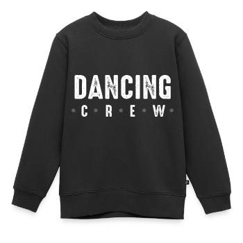 Dancing Crew - Kinder Premium Organic Sweatshirt - Schwarz - Vorne - AI Model Kid Female (0cm)