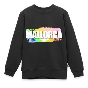 Mallorca - Kinder Premium Organic Sweatshirt - Schwarz - Vorne - AI Model Kid Female (0cm)