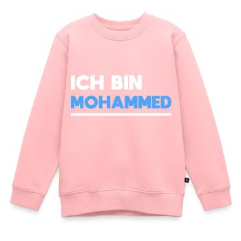 Mohammed Name Spruch für stolze Mohammeds - Kinder Premium Organic Sweatshirt - Rosa - Vorne - AI Model Kid Female (0cm)