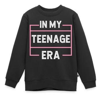13ème anniversaire fille idée cadeau ado - Sweat Premium enfant bio - noir - Devant - AI Model Kid Female (0cm)