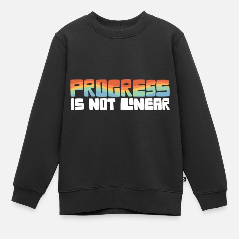 SPED Teacher Progress Is Not Linear Para ABA - Kinder Premium Organic Sweatshirt - Schwarz