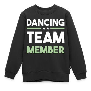 Dancing Team - Kinder Premium Organic Sweatshirt - Schwarz - Vorne - AI Model Kid Female (0cm)