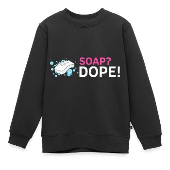 Seifenherstellung Design für Seifensieder Designs - Kinder Premium Organic Sweatshirt - Schwarz - Vorne - AI Model Kid Female (0cm)