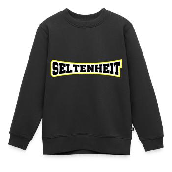 Seltenheit Selten Limitiert - Kinder Premium Organic Sweatshirt - Schwarz - Vorne - AI Model Kid Female (0cm)