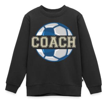 Trainer Trainer Trainer Fußball Sport - Kinder Premium Organic Sweatshirt - Schwarz - Vorne - AI Model Kid Female (0cm)
