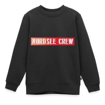 Équipage de la mer du Nord - Sweat Premium enfant bio - noir - Devant - AI Model Kid Female (0cm)