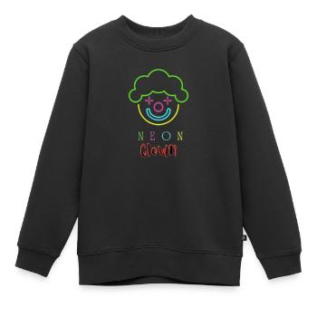 NEON transformed - Kinder Premium Organic Sweatshirt - Schwarz - Vorne - AI Model Kid Female (0cm)