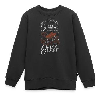 Schuhmacher Arbeit Stiefel - Kinder Premium Organic Sweatshirt - Schwarz - Vorne - AI Model Kid Female (0cm)