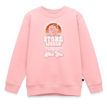 Bildhauer Hobby Ausbildung Lehrling - Kinder Premium Organic Sweatshirt - Rosa - Vorne - AI Model Kid Female (0cm)