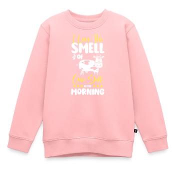 Rind Landwirt Vieh Nutztier - Kinder Premium Organic Sweatshirt - Rosa - Vorne - AI Model Kid Female (0cm)