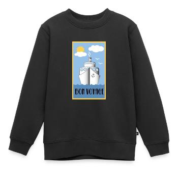 Kreuzfahrt - Kinder Premium Organic Sweatshirt - Schwarz - Vorne - AI Model Kid Female (0cm)