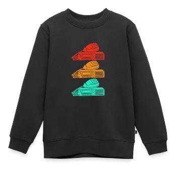 Amateurfunk Radio Antenne - Kinder Premium Organic Sweatshirt - Schwarz - Vorne - AI Model Kid Female (0cm)