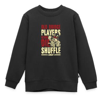 Old Bridge Players They Just Shuffle - Kinder Premium Organic Sweatshirt - Schwarz - Vorne - AI Model Kid Female (0cm)