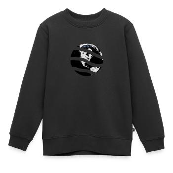 Terre 5 - Sweat Premium enfant bio - noir - Devant - AI Model Kid Female (0cm)