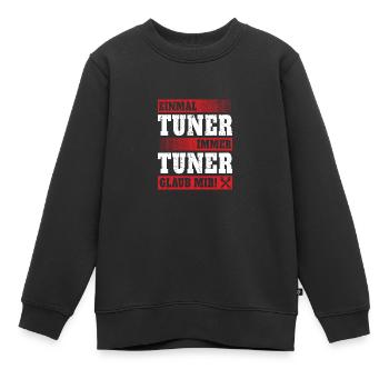 Einmal Tuner immer tuner glaub mir - Kinder Premium Organic Sweatshirt - Schwarz - Vorne - AI Model Kid Female (0cm)