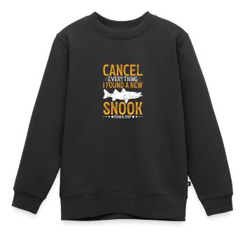 Snook Fisherman Snook Fishing Gear Snook Fishing - Kinder Premium Organic Sweatshirt - Schwarz - Vorne - AI Model Kid Female (0cm)
