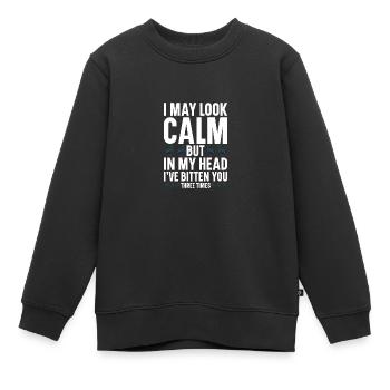 Cayuga Duck Owner Animal en peluche enclos nourriture - Sweat Premium enfant bio - noir - Devant - AI Model Kid Female (0cm)