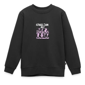 Le choc des classes rebelles résiste à la résistance - Sweat Premium enfant bio - noir - Devant - AI Model Kid Female (0cm)