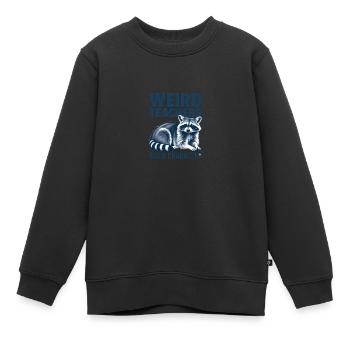 Weird Teachers Build Character Appreciation - Kinder Premium Organic Sweatshirt - Schwarz - Vorne - AI Model Kid Female (0cm)