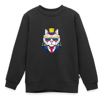 Kolumbien - Kinder Premium Organic Sweatshirt - Schwarz - Vorne - AI Model Kid Female (0cm)