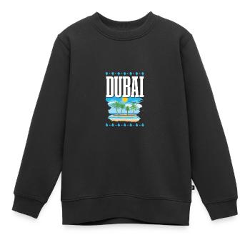Dubai - Kinder Premium Organic Sweatshirt - Schwarz - Vorne - AI Model Kid Female (0cm)
