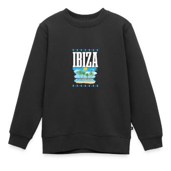Ibiza - Sweat Premium enfant bio - noir - Devant - AI Model Kid Female (0cm)