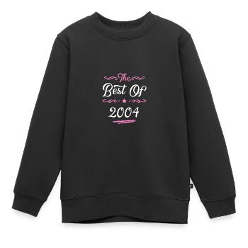 2004 best of - Kinder Premium Organic Sweatshirt - Schwarz - Vorne - AI Model Kid Female (0cm)