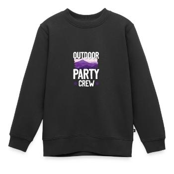 Équipe de fête en plein air - Sweat Premium enfant bio - noir - Devant - AI Model Kid Female (0cm)