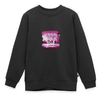 Wildlife Mädels Tour - Kinder Premium Organic Sweatshirt - Schwarz - Vorne - AI Model Kid Female (0cm)