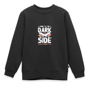Cricket Côté obscur - Sweat Premium enfant bio - noir - Devant - AI Model Kid Female (0cm)