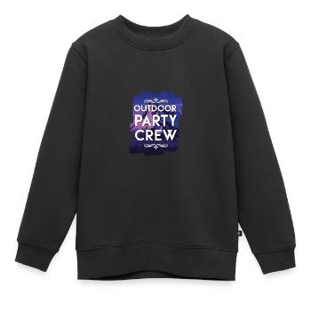 Équipe de fête en plein air - Sweat Premium enfant bio - noir - Devant - AI Model Kid Female (0cm)