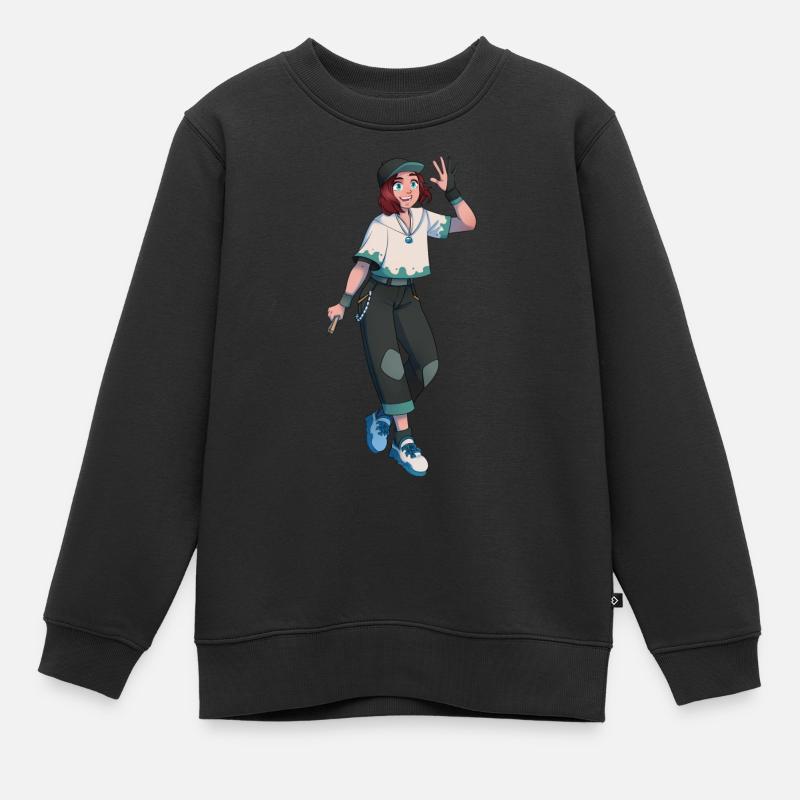 Fria - Kinder Premium Organic Sweatshirt - Schwarz