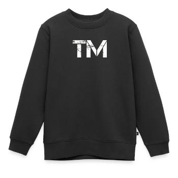 TM Gift Idea Marque de commerce Copyright Marque - Sweat Premium enfant bio - noir - Devant - AI Model Kid Female (0cm)