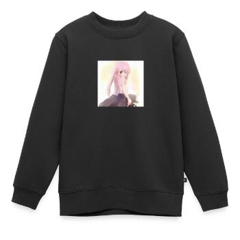Anime - Kinder Premium Organic Sweatshirt - Schwarz - Vorne - AI Model Kid Female (0cm)