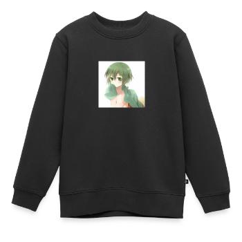 Anime - Kinder Premium Organic Sweatshirt - Schwarz - Vorne - AI Model Kid Female (0cm)