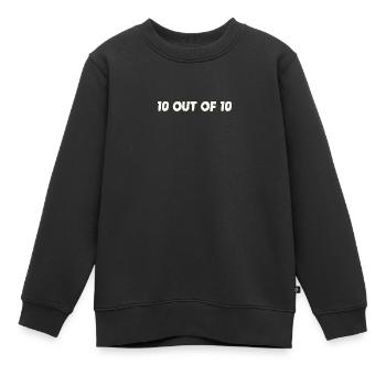 10 Sur 10 Idée Cadeau Dix Sur Dix Drôle - Sweat Premium enfant bio - noir - Devant - AI Model Kid Female (0cm)