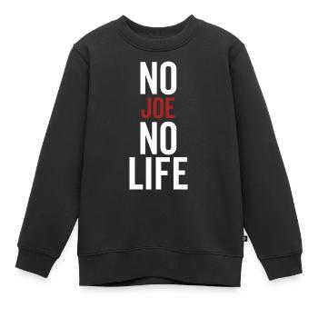 Pas de Joe pas de vie - Sweat Premium enfant bio - noir - Devant - AI Model Kid Female (0cm)