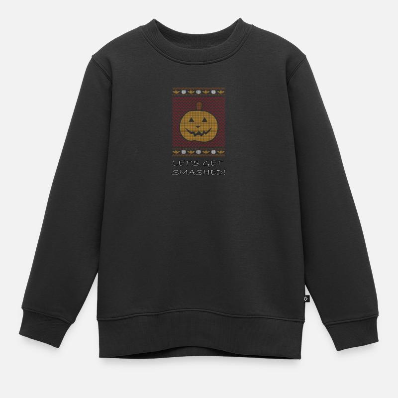 Halloween Let’s Get Smashed - Sweat Premium enfant bio - noir